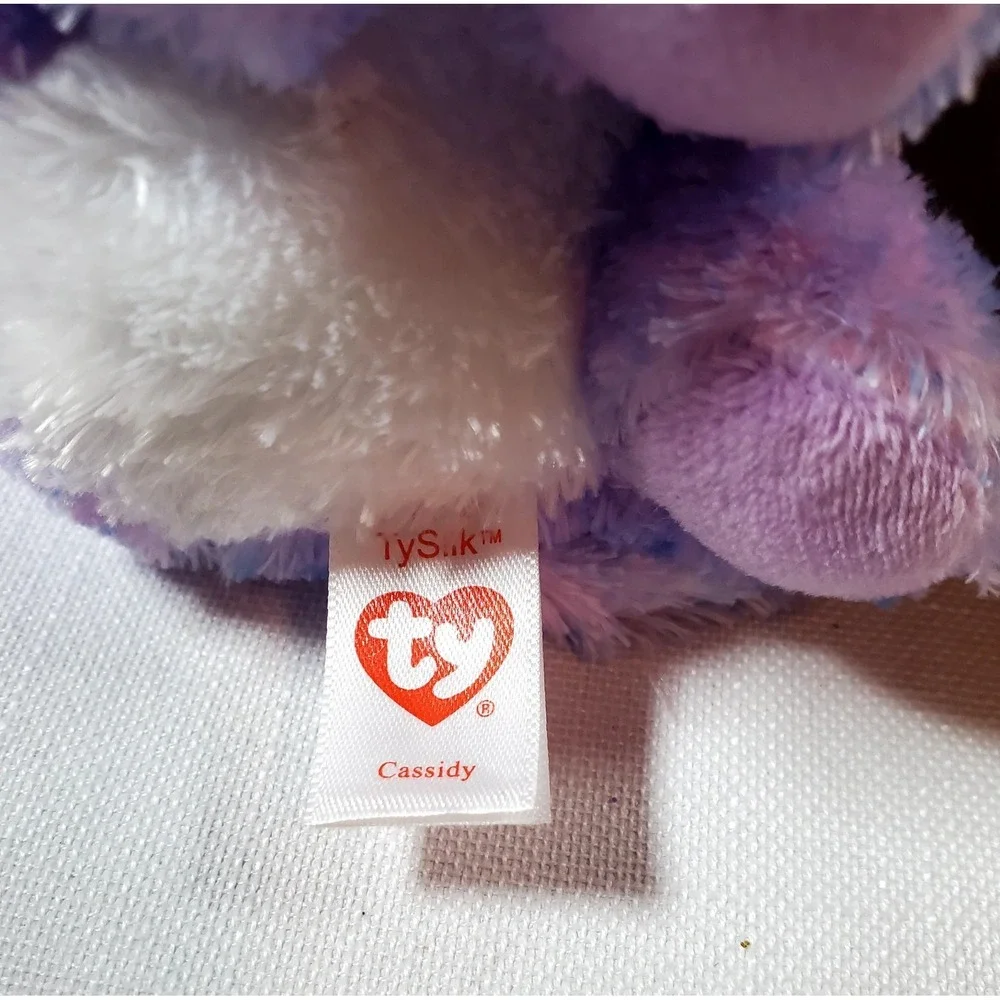 Lot Of 3 ● ty Silk Beanie Boos Plush ● Unicorns & Cat Big‎ Eye Stuffed Animals